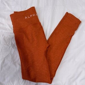 Alphalete Vibrant Orange Leggings